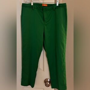 Joe Fresh Kelly Green Green Ankle Dress Pants Sz 8
